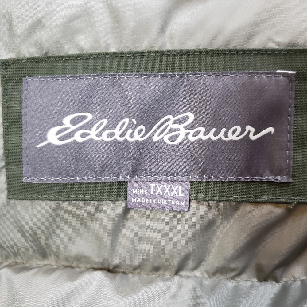 Eddie Bauer Mens Superior Down Parka Dark Loden (Green) 3XLT Weatheredge - Picture 11 of 16
